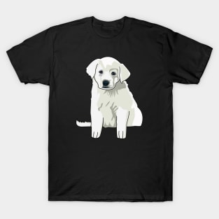 Baby Akbash dog , cute puppy, great pyrenees baby, akbash baby dog australia T-Shirt